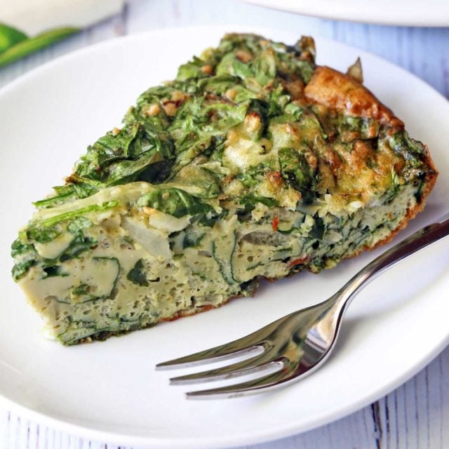 Spinach Frittata - Healthy Recipes Blog