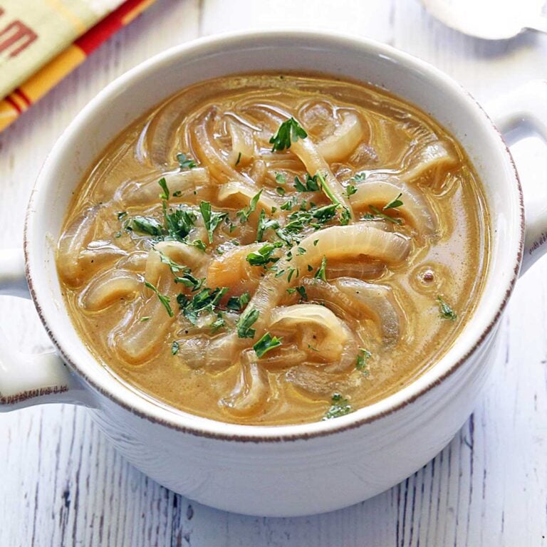 Rich Onion Soup - Healthy Recipes Blog