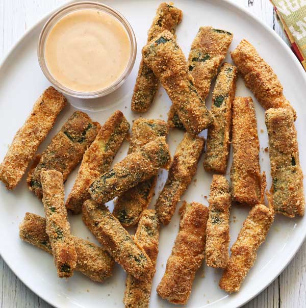 Baked Keto Zucchini Fries | Healthy Recipes Blog