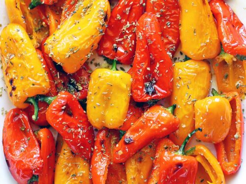 Roasted Mini Sweet Peppers - Healthy Recipes Blog