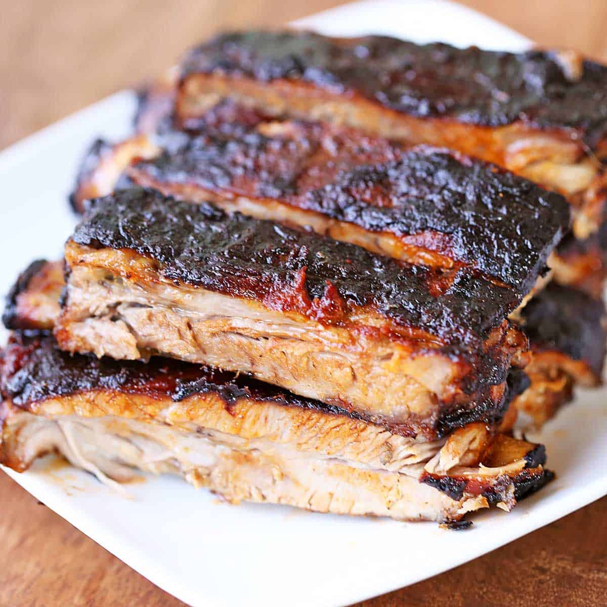 Afsnijden misdrijf Intensief Fall Off the Bone Oven-Baked Ribs - Healthy Recipes Blog