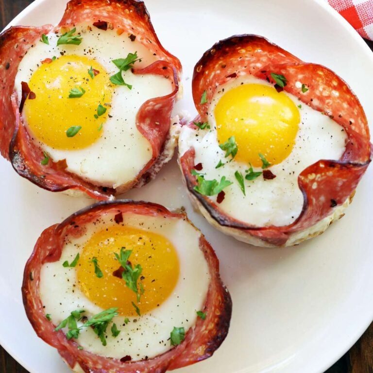 Salami and Egg Cups Healthy Recipes Blog