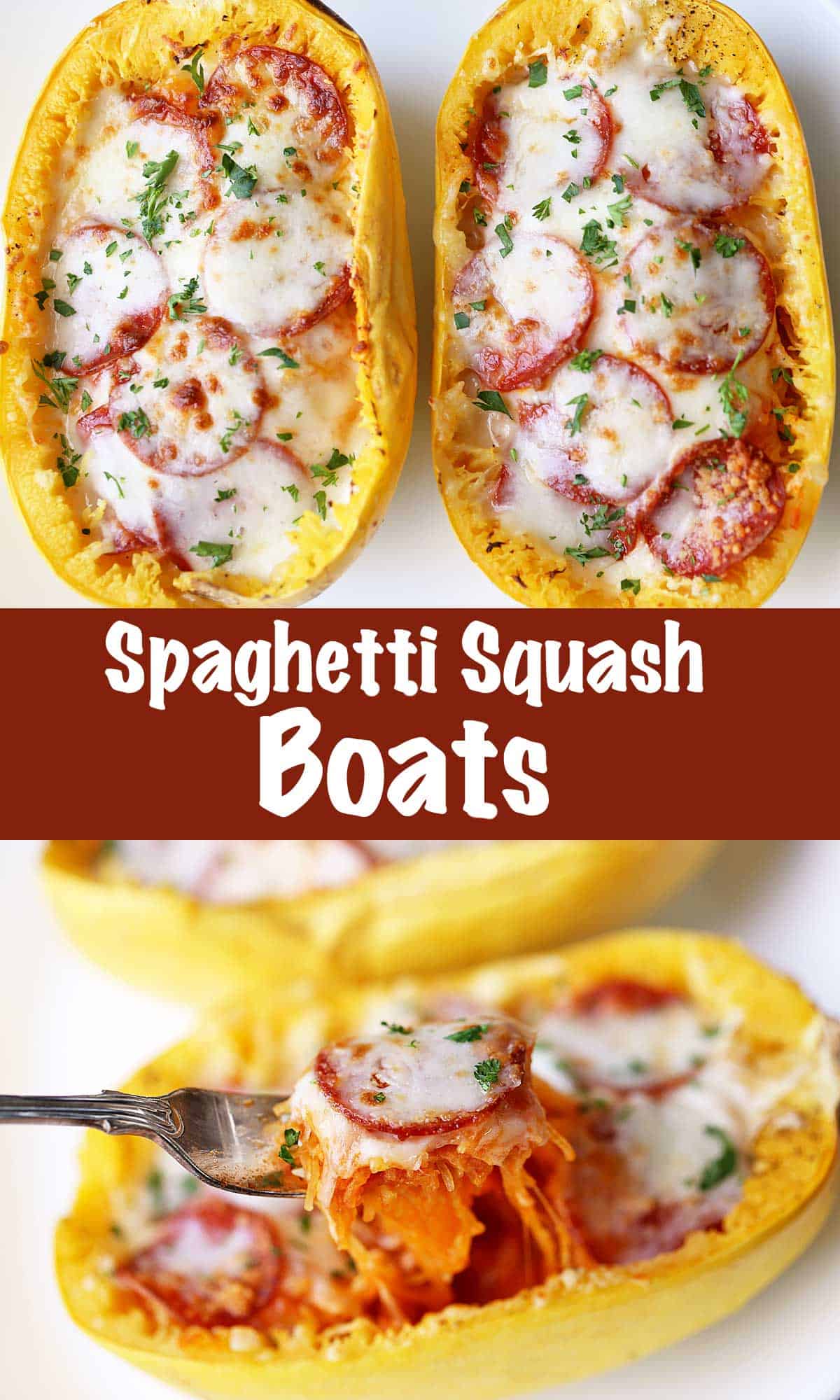 Spaghetti Squash Boats - Healthy Recipes Blog