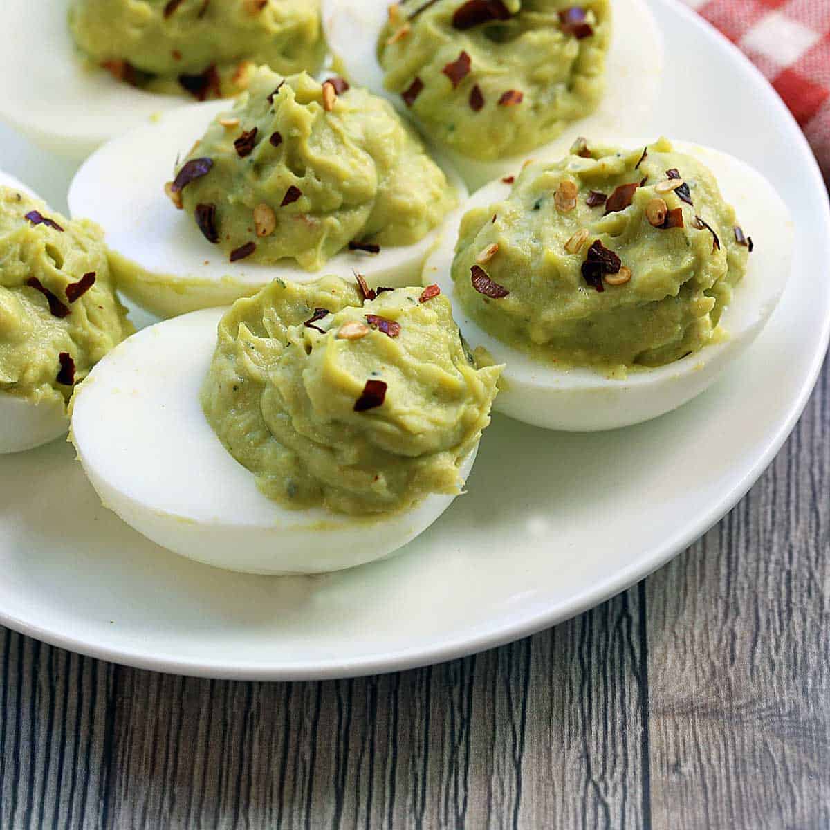 Avocado Deviled Eggs - Healthy Recipes Blog