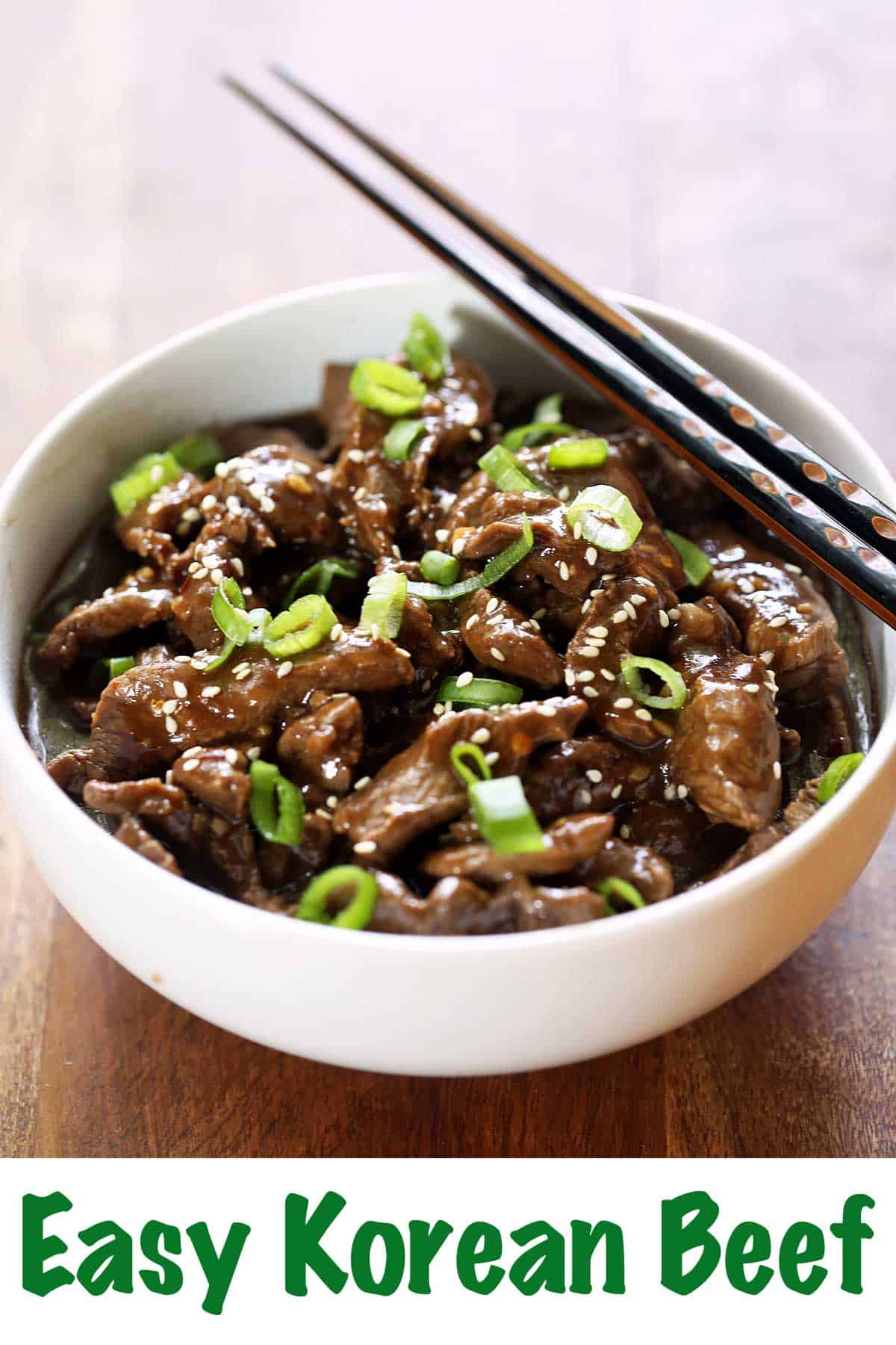 Easy Korean Beef Healthy Recipes Blog