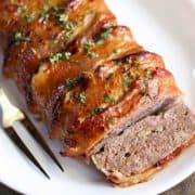 Bacon-Wrapped Meatloaf.