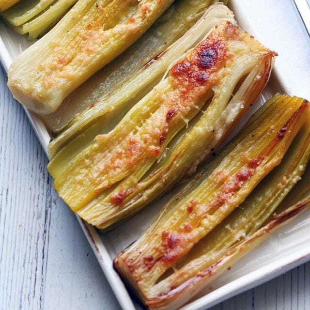 Roasted Leeks with Olive Oil and Parmesan Healthy Recipes Blog
