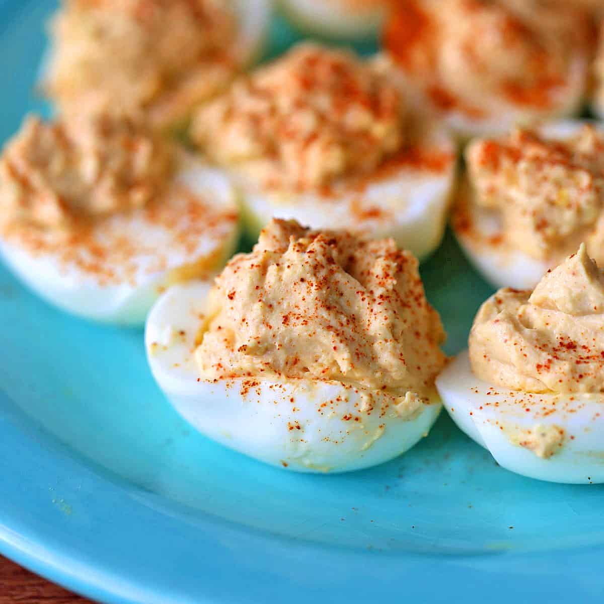 Healthy Deviled Eggs - Eating Bird Food