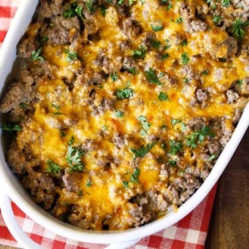 Ground Beef Casserole: Easy Keto Recipe - Healthy Recipes Blog