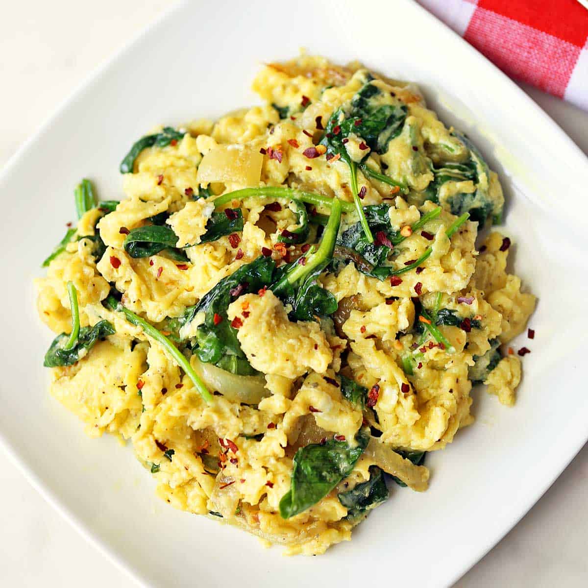 Spinach And Eggs Scramble Healthy Recipes Blog Spinach And Eggs Scramble Healthy Recipes Blog