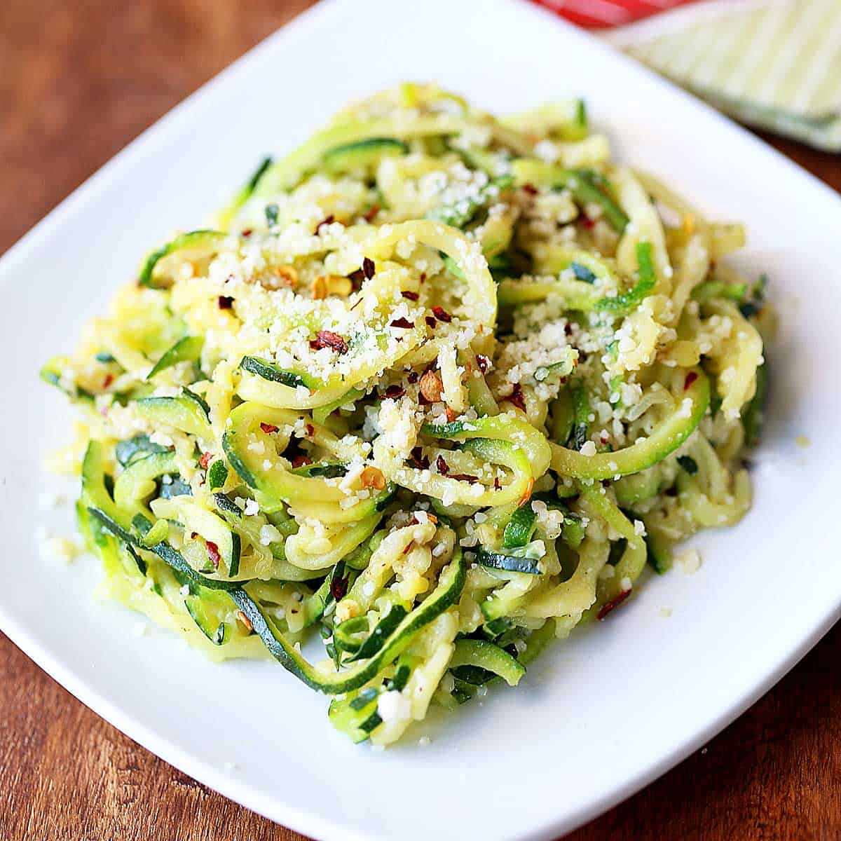 Easy Zoodles Recipe (Zucchini Noodles for Beginners) - Two Healthy Kitchens