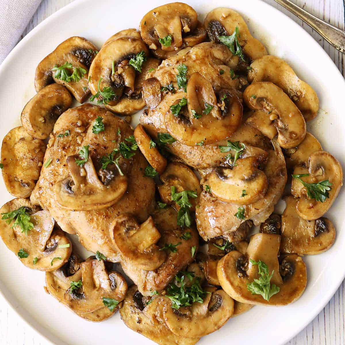 chicken with mushrooms