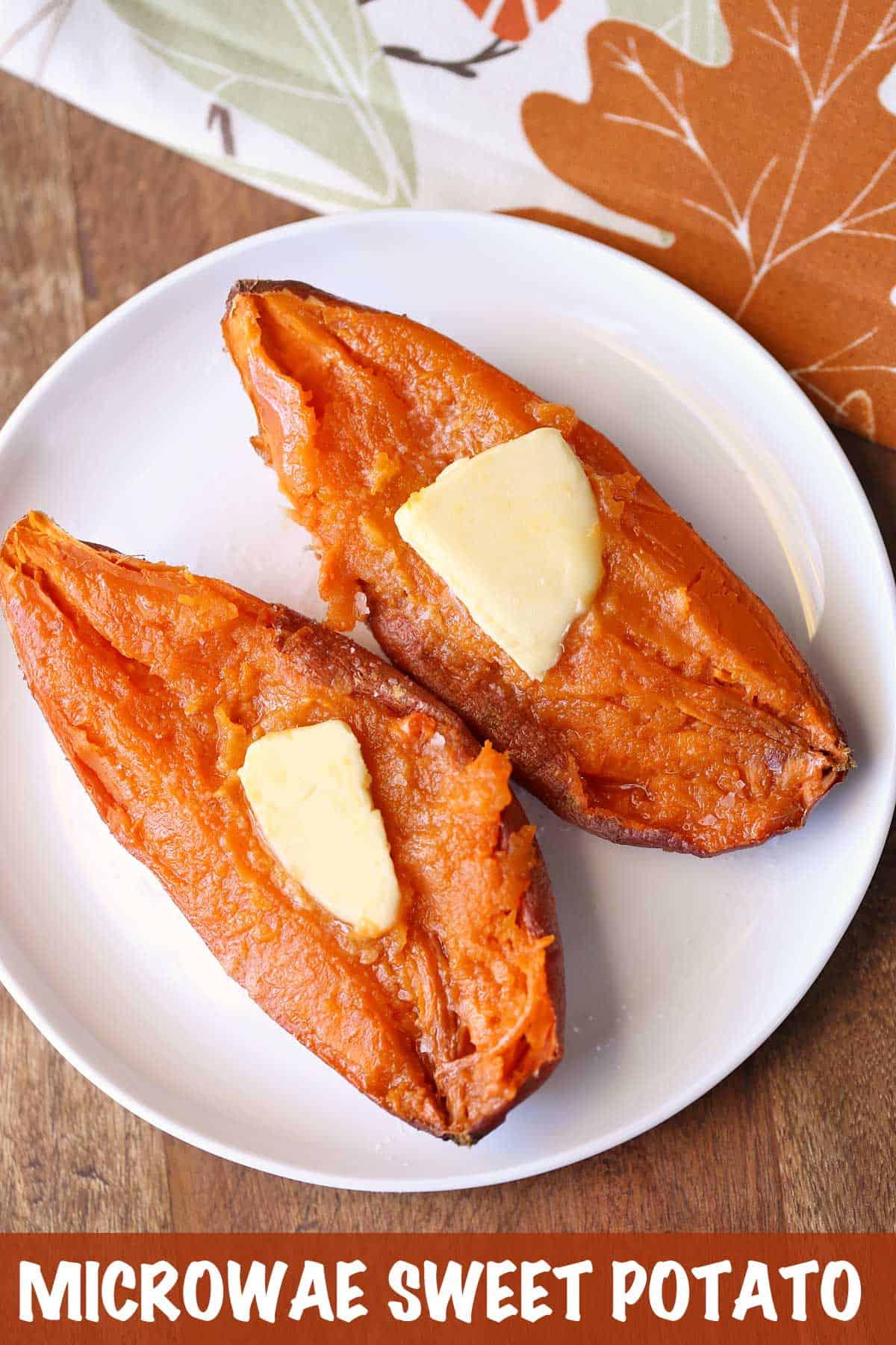 Perfect Microwave Sweet Potato – A Couple Cooks