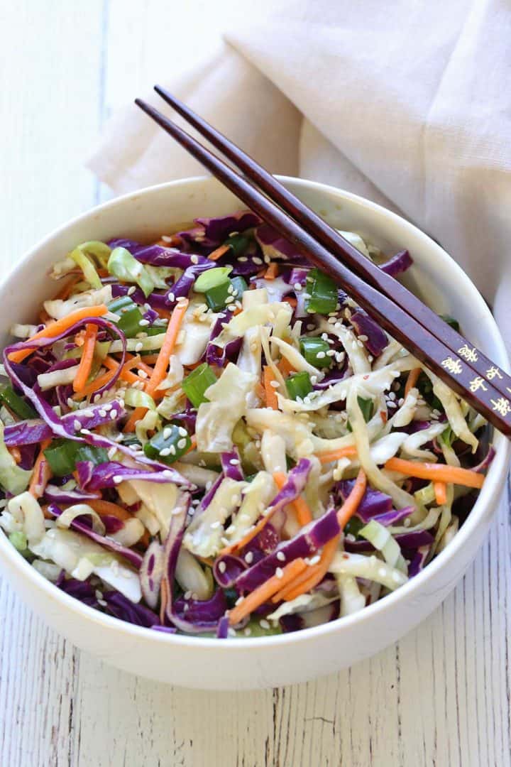 Asian Cabbage Salad Healthy Recipes Blog