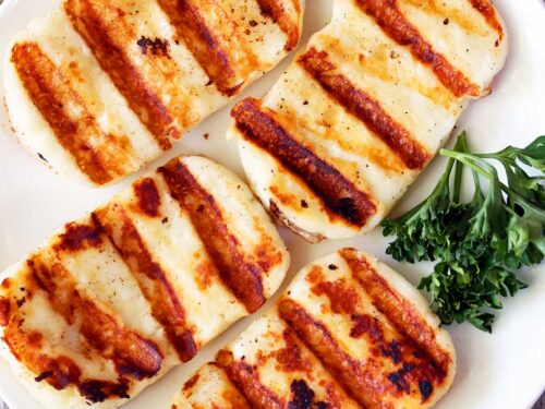 handel mild olie Grilled Halloumi Cheese - Healthy Recipes Blog