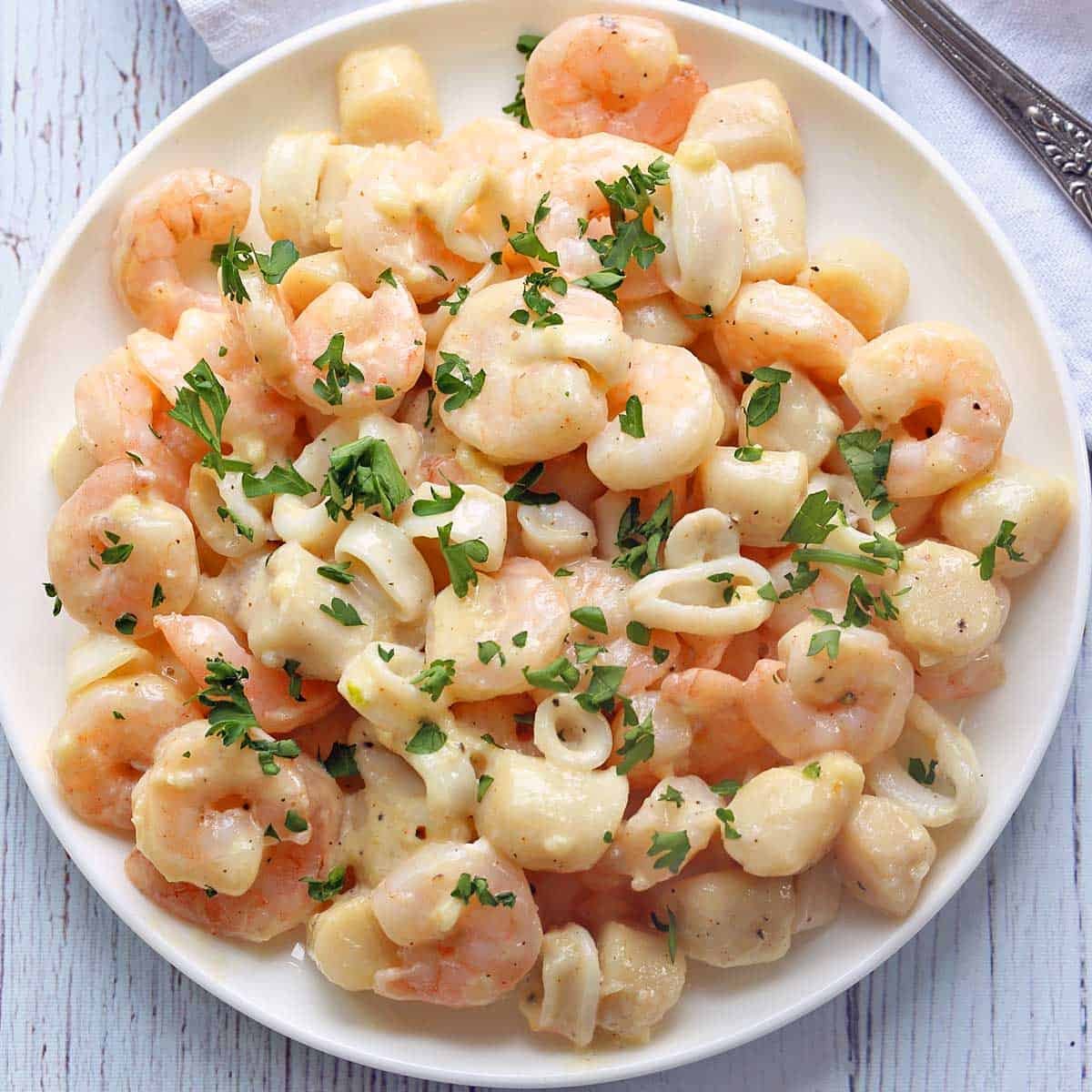 Creamy Seafood Mix Recipe - Healthy Recipes Blog