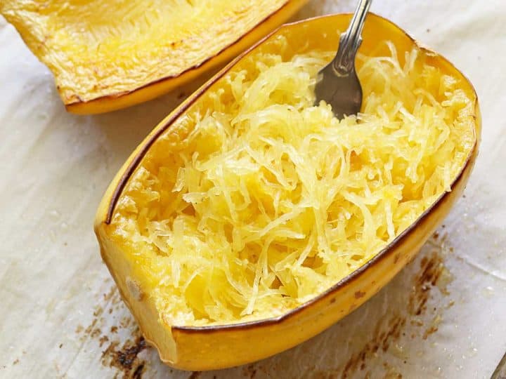 Baked Spaghetti Squash - Healthy Recipes Blog