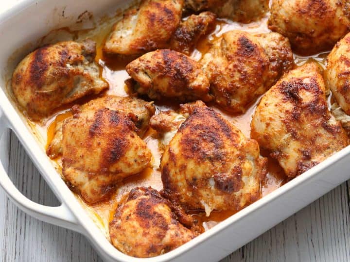 Baked Boneless Chicken Thighs - Healthy Recipes Blog