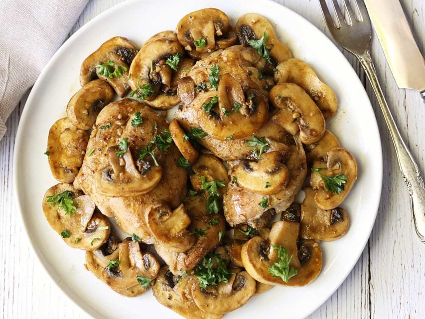 Chicken and Mushrooms - Healthy Recipes Blog