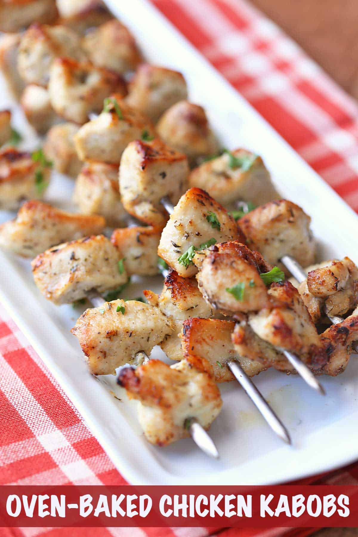 Oven-Baked Chicken Kabobs - Healthy Recipes Blog