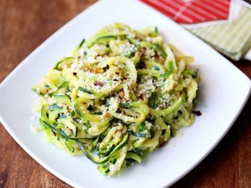Buttered Zucchini Noodles - Healthy Recipes Blog