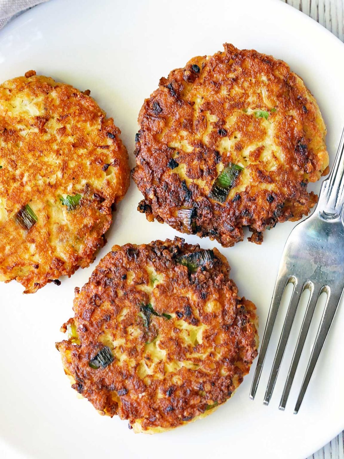 Crispy Cauliflower Fritters Healthy Recipes Blog