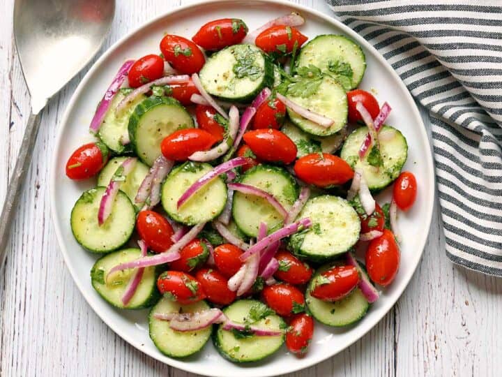 Cucumber Tomato Salad - Healthy Recipes Blog