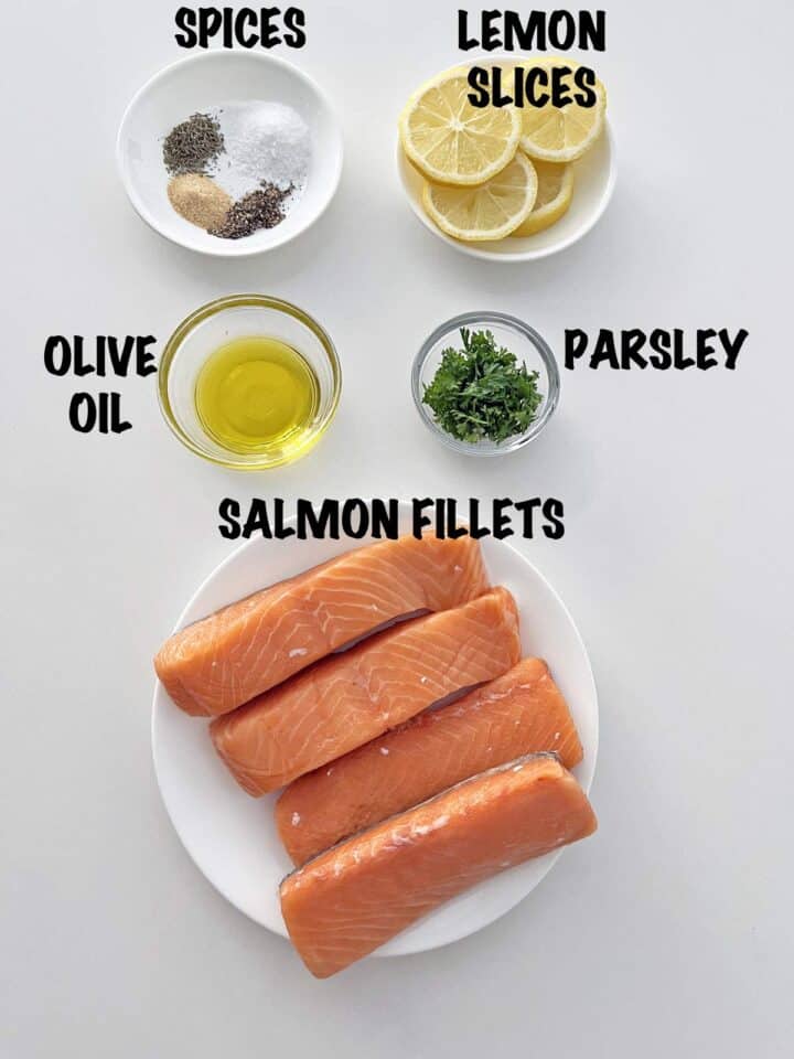 Baked Salmon with Olive OIl, Garlic, and Thyme - Healthy Recipes Blog