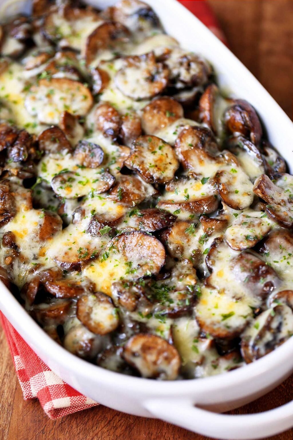 Cheesy Mushroom Casserole - Healthy Recipes Blog
