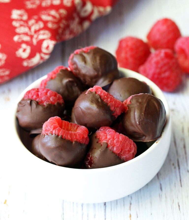 Chocolate Covered Raspberries - Healthy Recipes Blog