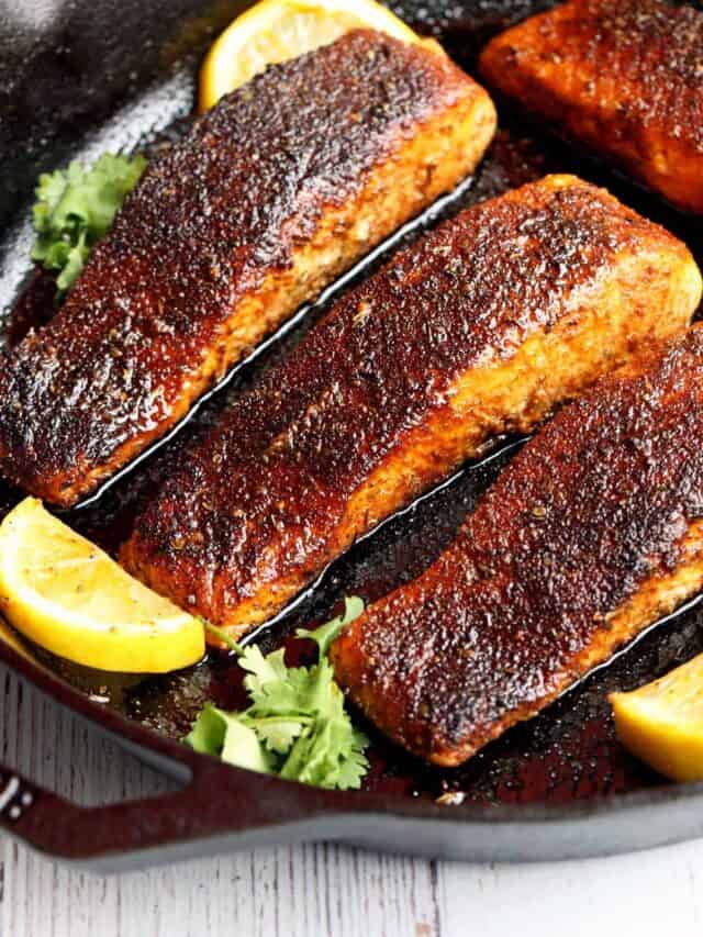 Blackened Salmon - Healthy Recipes Blog
