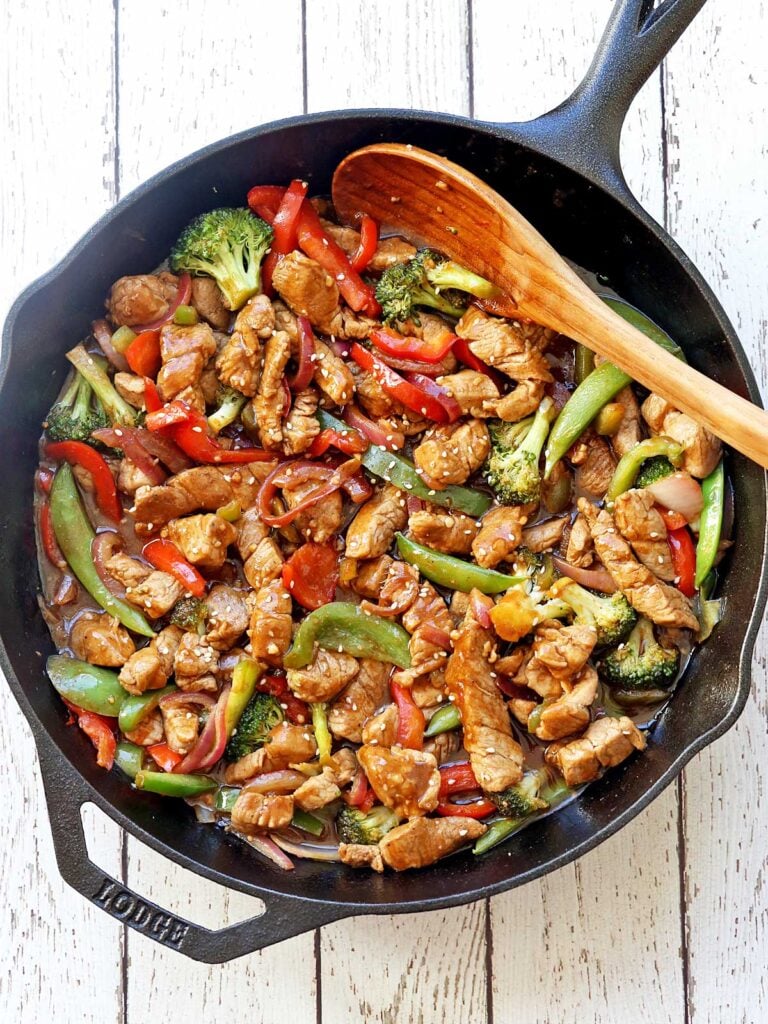 Pork stir fry a saucy and easy 30 minute recipe healthy recipes blog