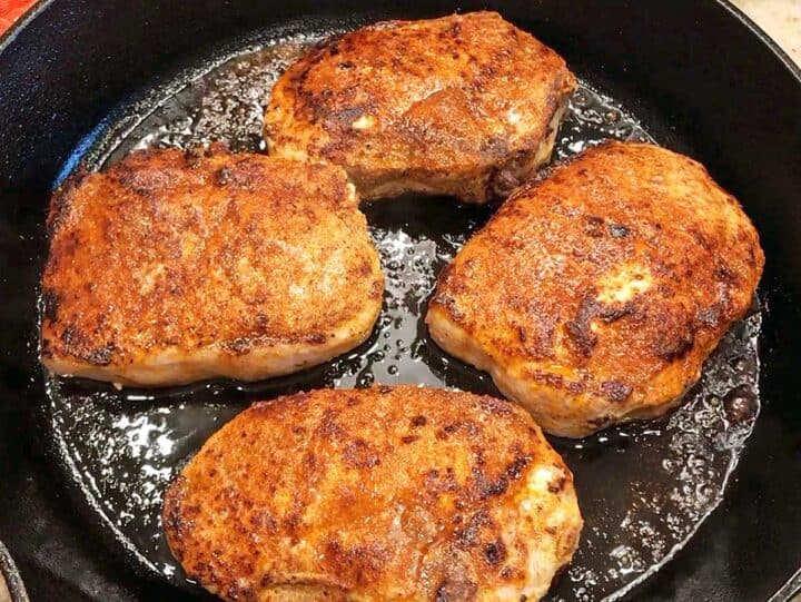 The pork chops are ready.
