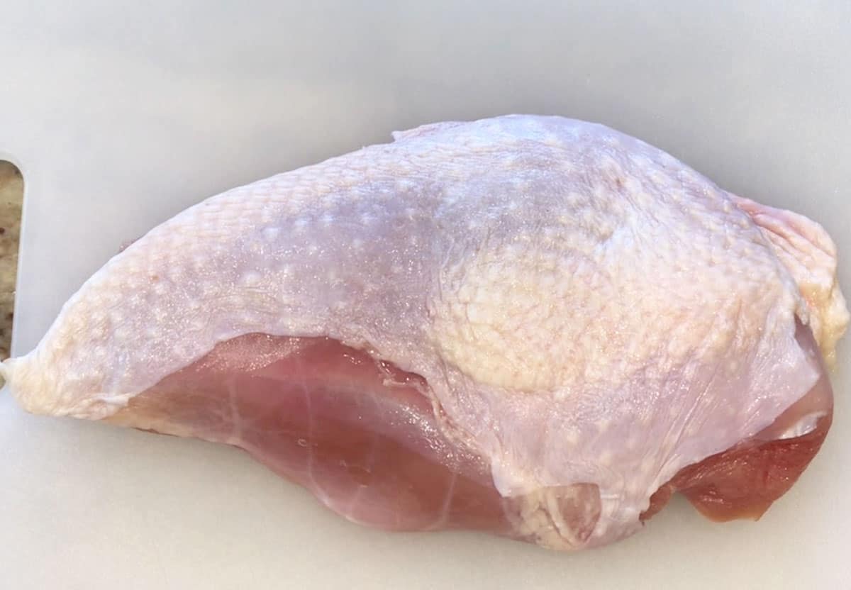 Half a turkey breast. 