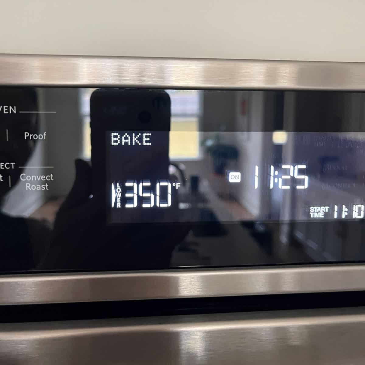 Oven preheated to 350°F.