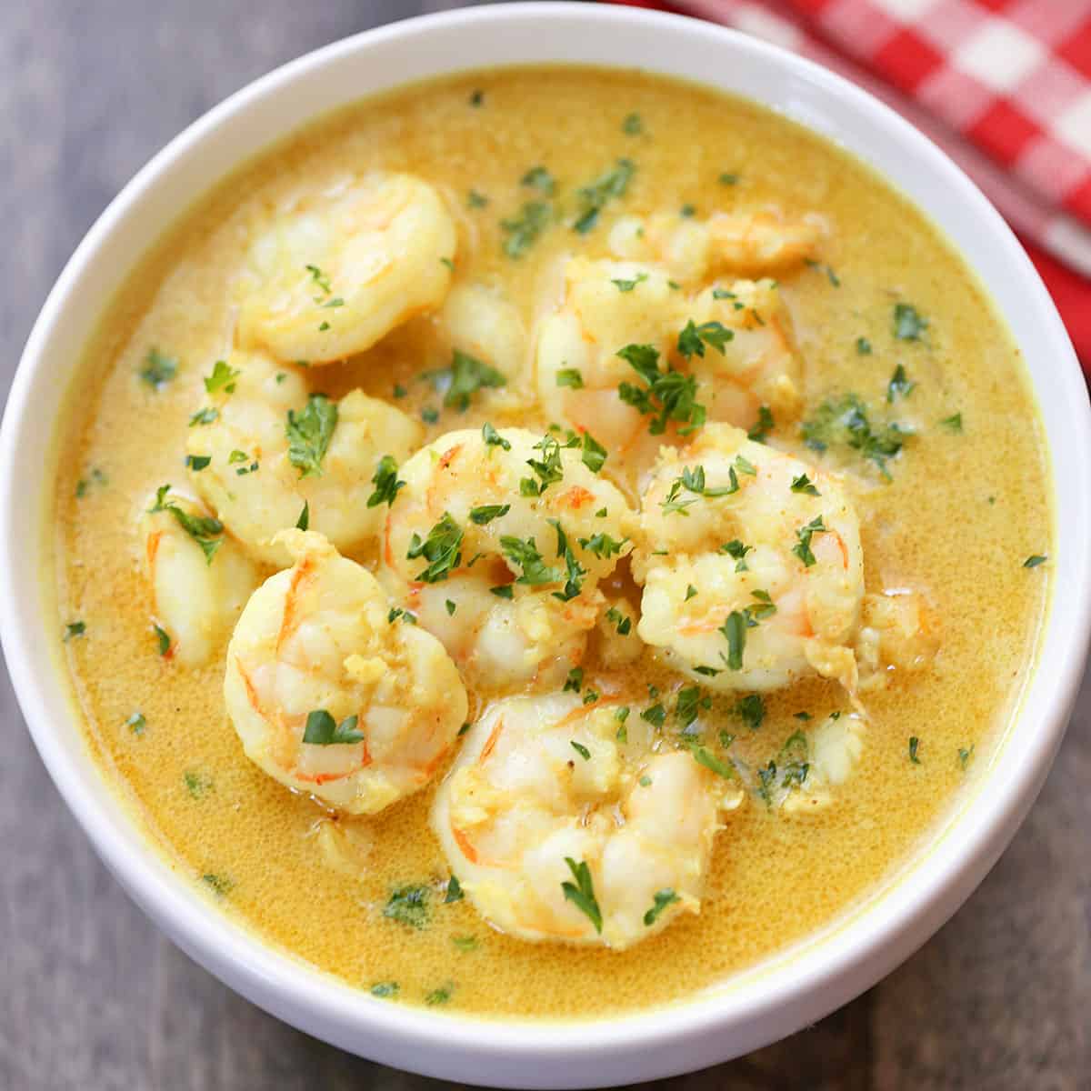 The Best Easy Coconut Shrimp Curry - Cafe Delites