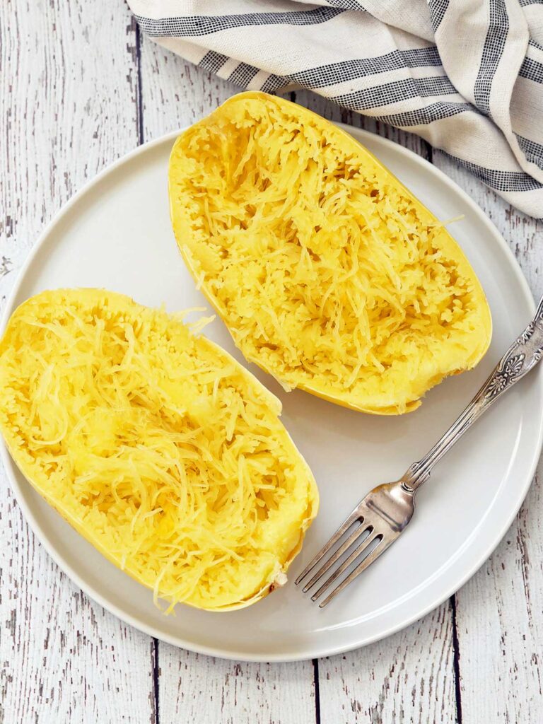 Microwave Spaghetti Squash - Healthy Recipes Blog