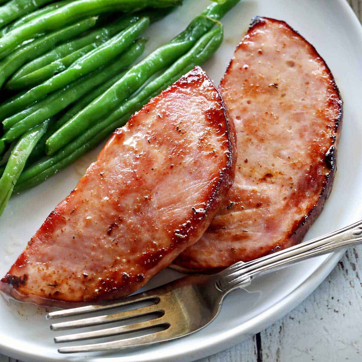 Pan-Fried Ham Steak - Healthy Recipes Blog
