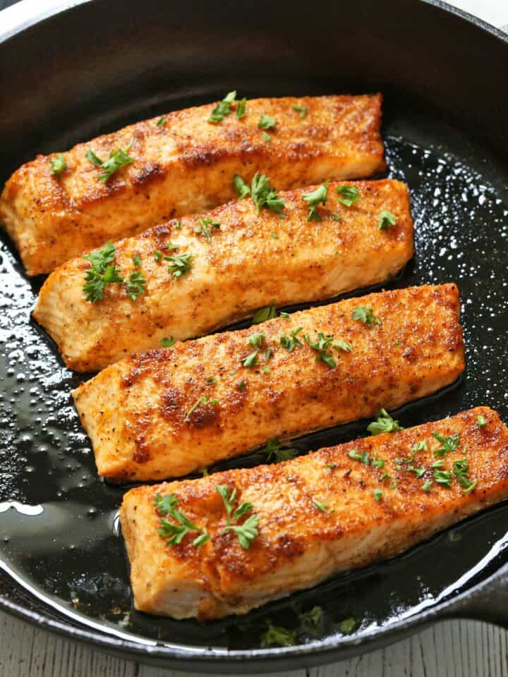 Easy Broiled Salmon - Healthy Recipes Blog