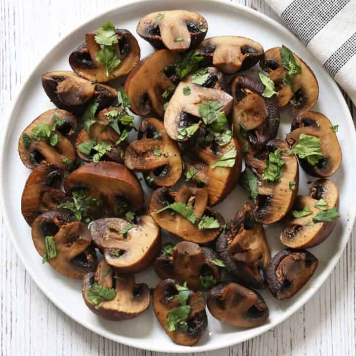 Roasted Mushrooms with Butter and Garlic - Healthy Recipes Blog