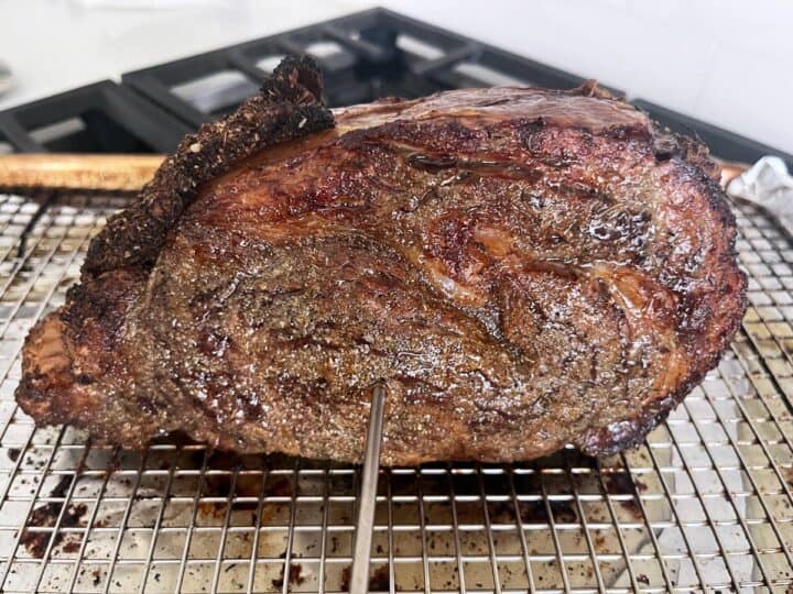 The roast is ready.